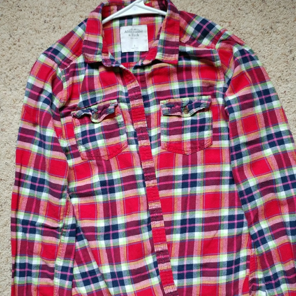 Abercrombie flannel lot